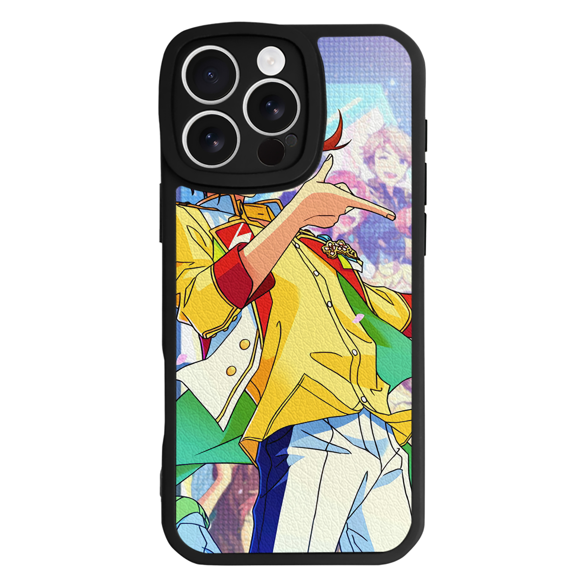 （画像用） あんさんぶるスターズ! Ensemble Stars 【iPhone 16シリーズ対応】シリコンスマホケース（レザー調） 材質：シリコン